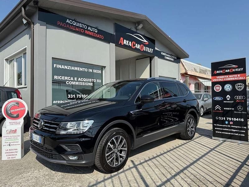 Usata VW Tiguan Allspace 150 CV (110 kW) 2021 Nero perla SUV