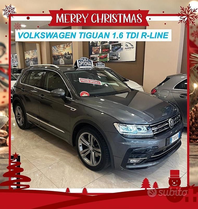 Grigio Usata 2019 VW Tiguan R-line SUV | 20.900 € (Cara) - Immagine 1/4