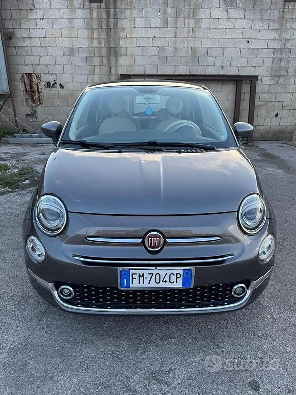 Usata Fiat 500 Lounge 69 CV (50 kW) 2017 Grigio Utilitaria