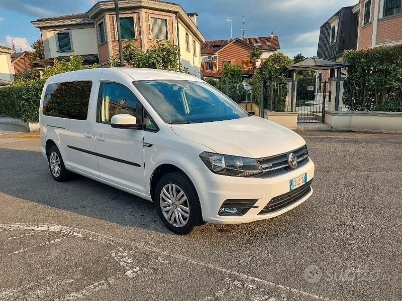 Bianco Usata 2020 VW Caddy Maxi Business Monovolume | 10.990 € (Buon prezzo) - Immagine 1/4