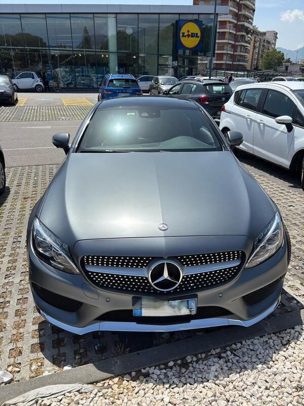 Usata Mercedes C250 Premium Plus 211 CV (155 kW) 2016 Grigio Coupé