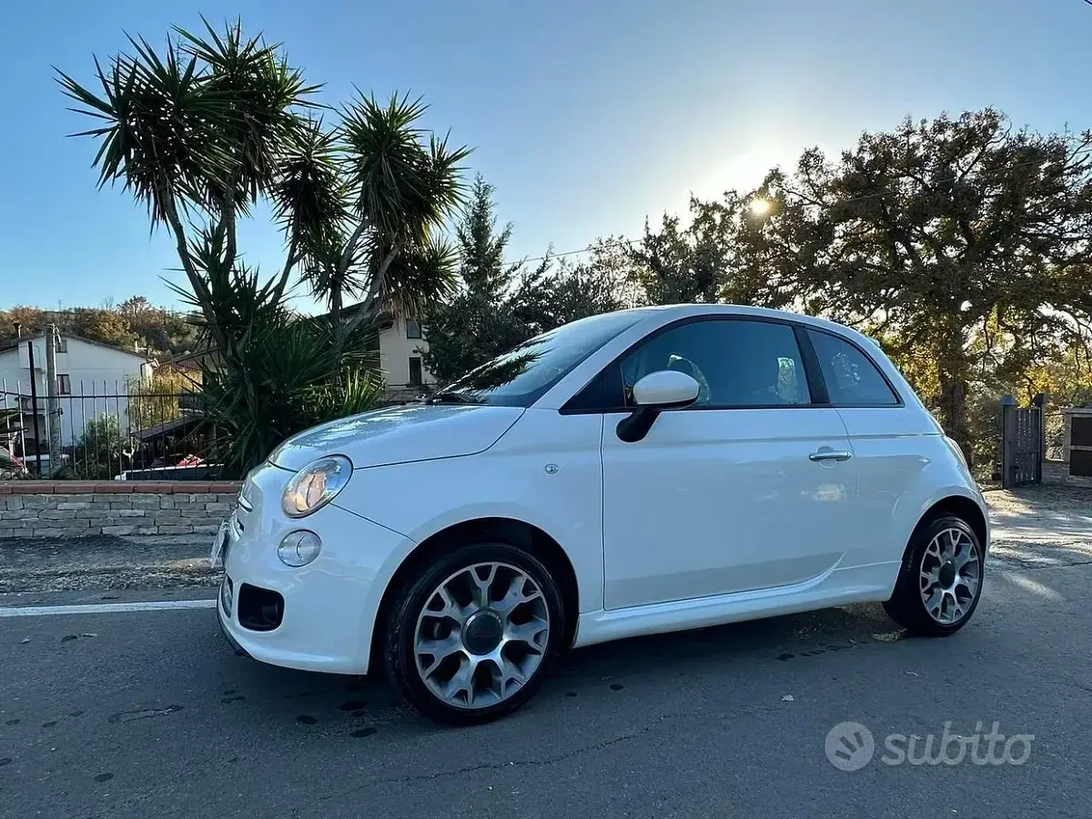 Usata Fiat 500S 95 CV (69 kW) 2014 Bianco Utilitaria