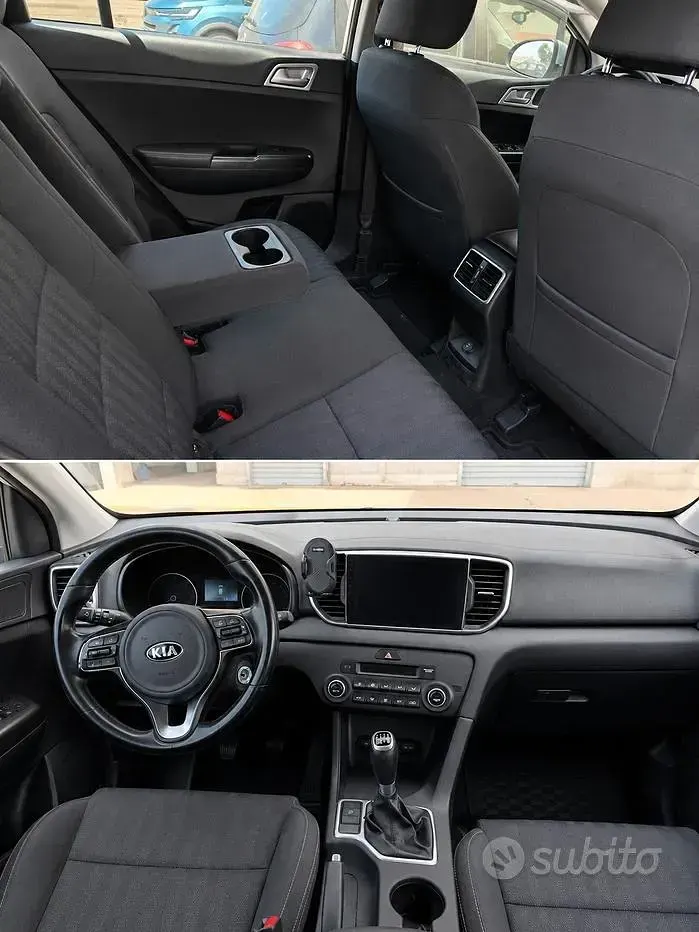 Usata Kia Sportage 115 CV (84 kW) 2018 Nero SUV