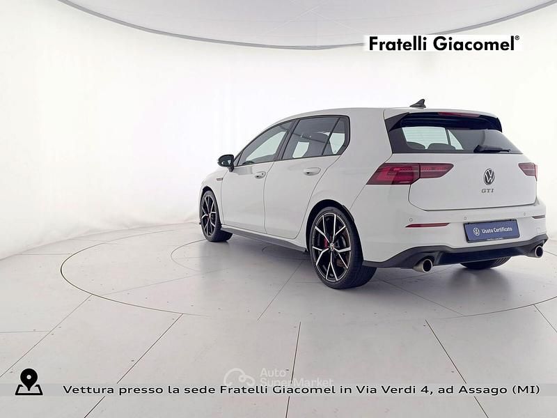 Usata VW Golf GTI 245 CV (180 kW) 2022 Bianco Berlina