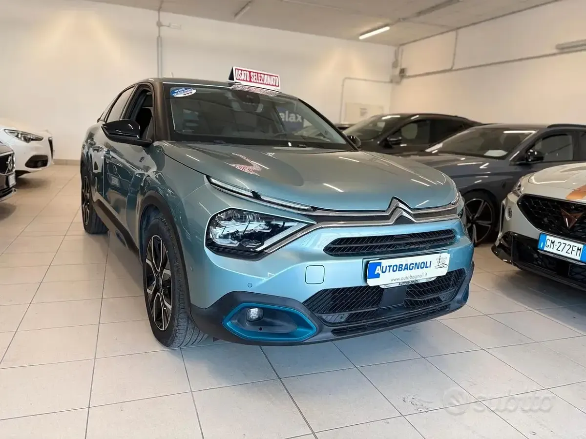 Usata Citroën e-C4 Shine 56 kW (77 CV) 2021 Bluazzurro Berlina