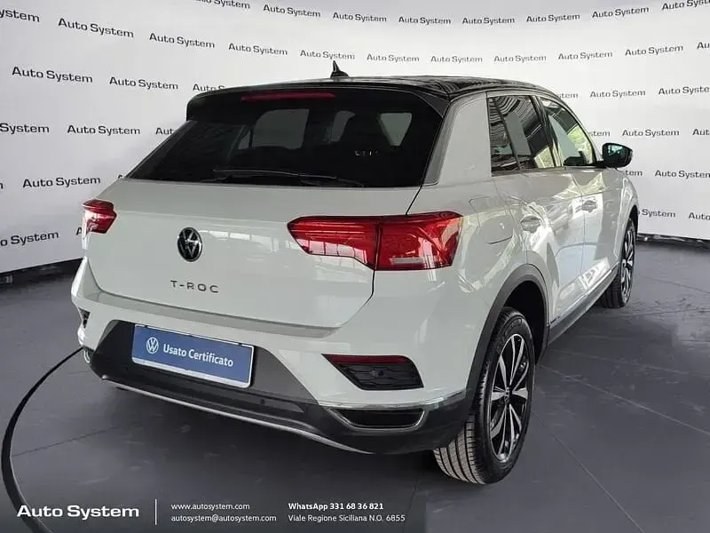 Usata VW T-Roc Style 110 CV (80 kW) 2021 Bianco SUV