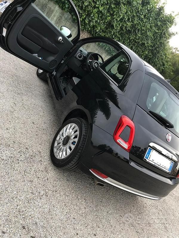 Usata Fiat 500 Lounge 95 CV (69 kW) 2016 Nero Berlina