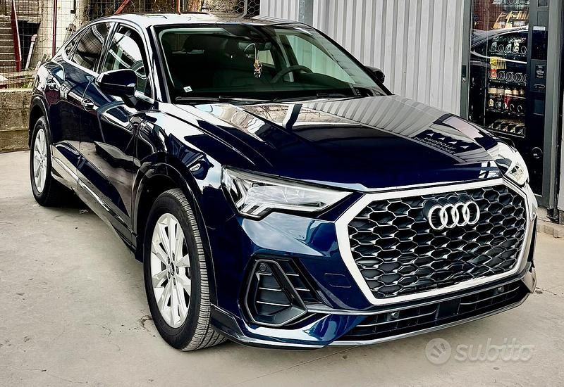 Usata Audi Q3 Sportback S-Line 150 CV (110 kW) 2019 Blu SUV