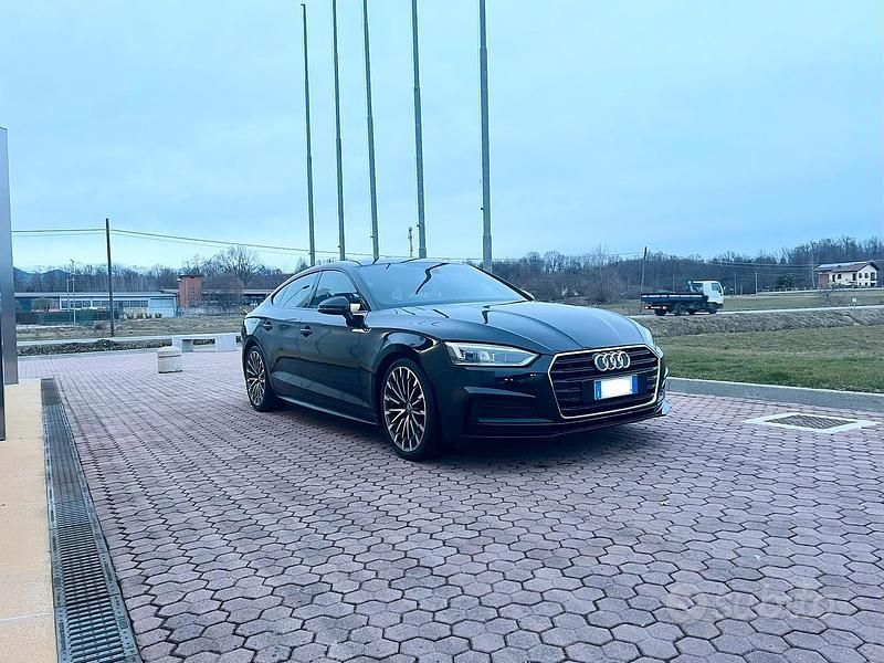Usata Audi A5 S-Line 150 CV (110 kW) 2018 Nero Coupé