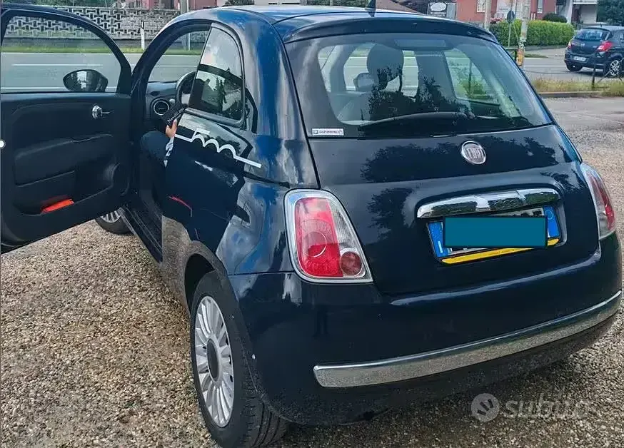 Usata Fiat 500 Pop 69 CV (50 kW) 2011 Blu Berlina