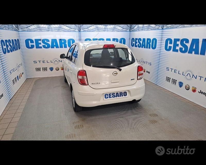 Usata Nissan Micra Acenta 80 CV (58 kW) 2012 Bianco Utilitaria