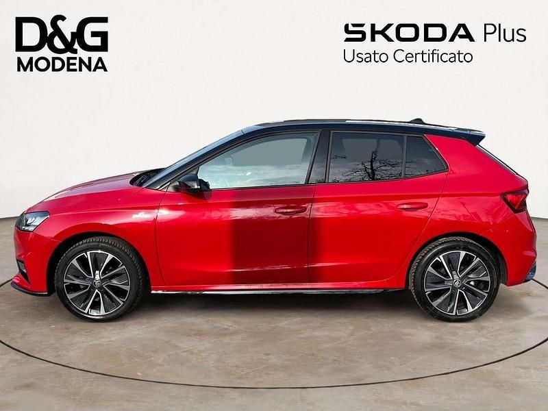 Usata Skoda Fabia Monte Carlo 95 CV (69 kW) 2023 Rosso Utilitaria