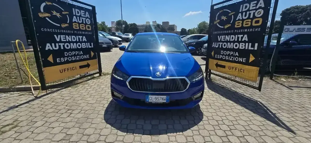Usata Skoda Fabia Style 80 CV (58 kW) 2022 Blu/azzurro Utilitaria