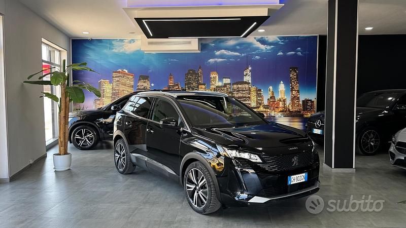 Usata Peugeot 3008 GT-line 131 CV (96 kW) 2021 Nero SUV