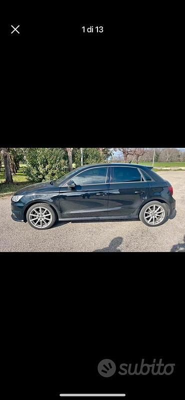 Usata Audi A1 S-Line 125 CV (91 kW) 2016 Nero Utilitaria