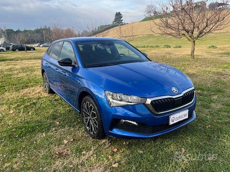 Usata Skoda Scala Sport 90 CV (66 kW) 2020 Blu Utilitaria