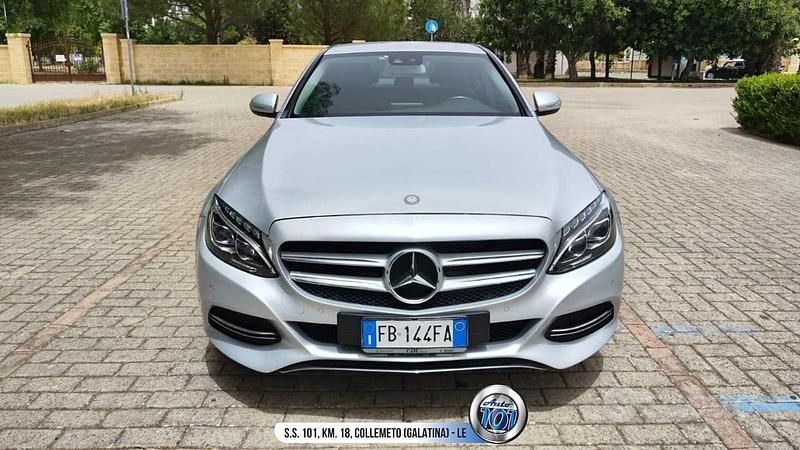 Usata Mercedes C220 Premium 170 CV (125 kW) 2015 Grigio Berlina