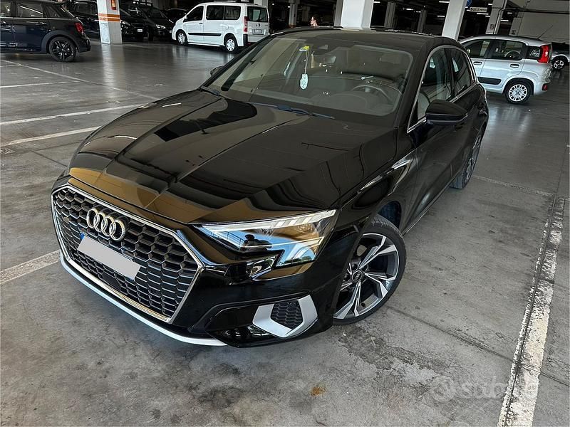 Usata Audi A3 Advanced 150 CV (110 kW) 2022 Nero Berlina