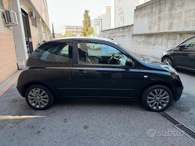 Usata Nissan Micra Acenta 88 CV (64 kW) 2008 Nero Berlina