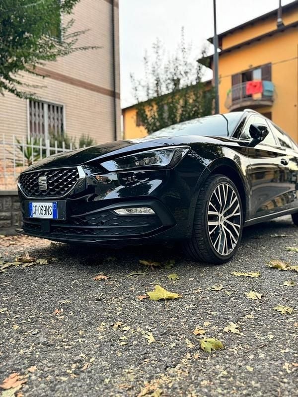 Usata Seat Leon 150 CV (110 kW) 2020 Nero Station wagon