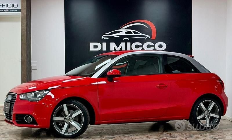 Usata Audi A1 Ambition 122 CV (89 kW) 2011 Rosso Utilitaria
