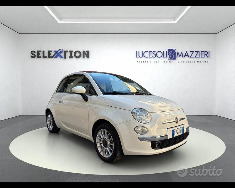 Usata Fiat 500 Lounge 2014 Bianco Cabrio