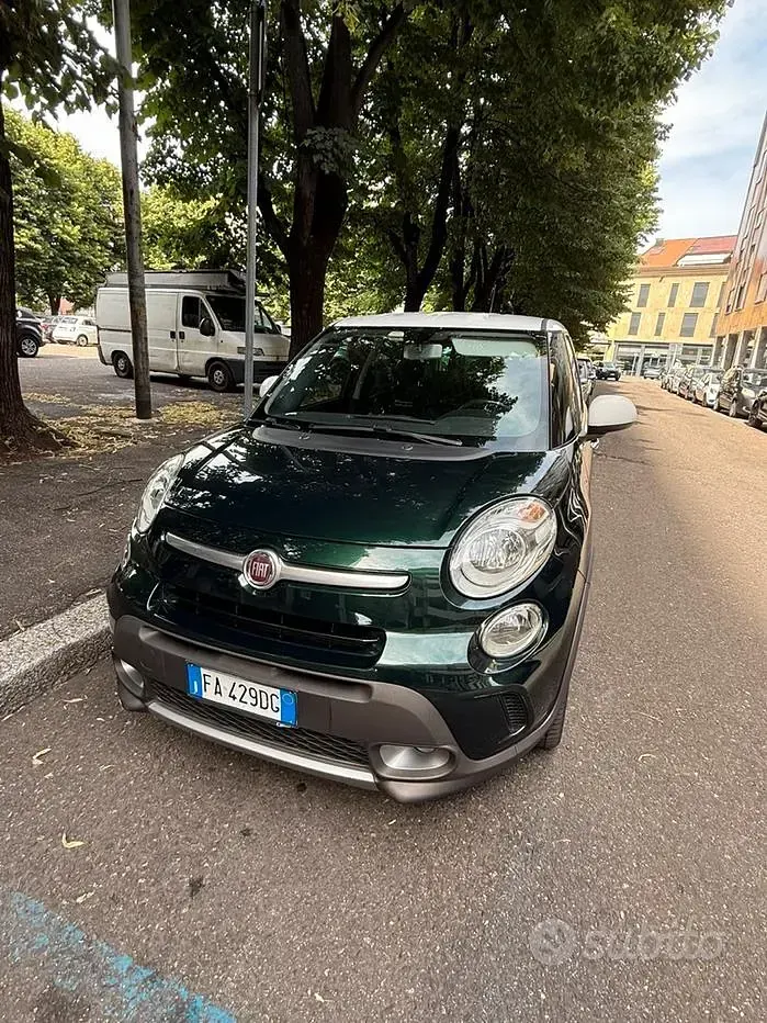 Usata Fiat 500L 85 CV (62 kW) 2015 Verde Monovolume