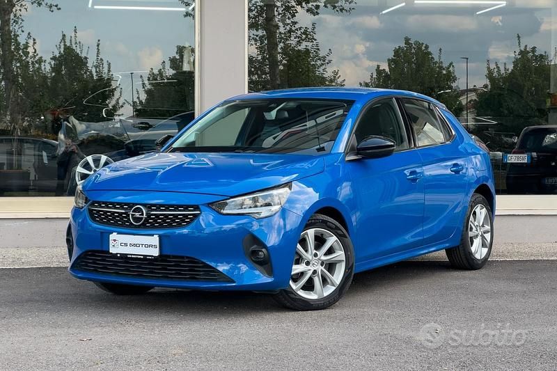 Usata Opel Corsa Elegance 101 CV (74 kW) 2021 Blu Berlina