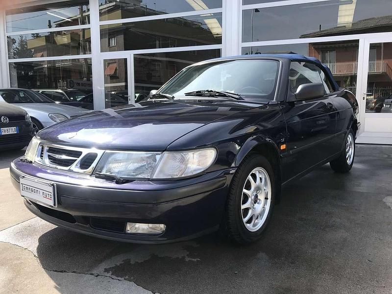 Blu/azzurro Usata 1998 Saab 9-3 Cabriolet Cabrio | 8600 € - Immagine 1/4