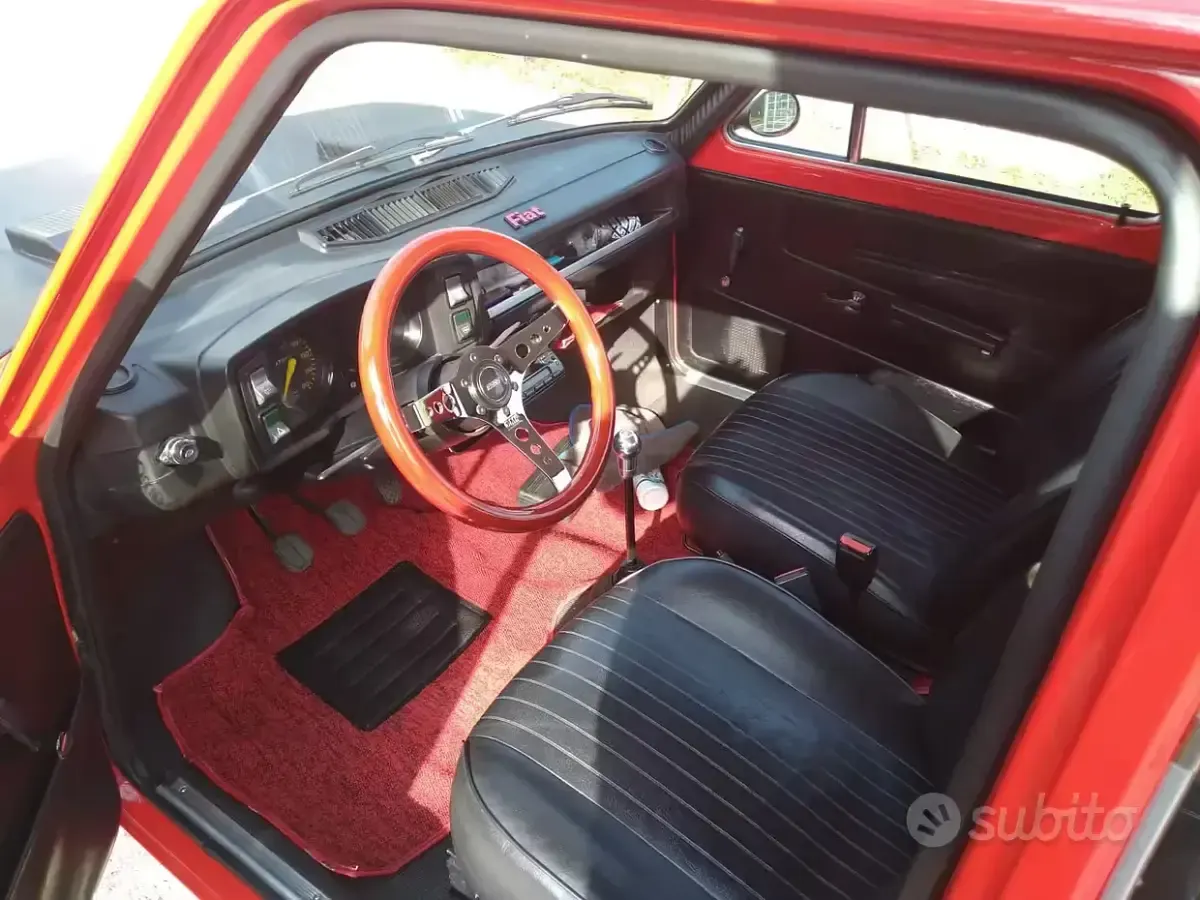 Usata Fiat 128 1970 Rosso Berlina