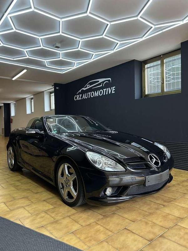 Usata Mercedes SLK350 AMG 272 CV (200 kW) 2004 Nero Cabrio