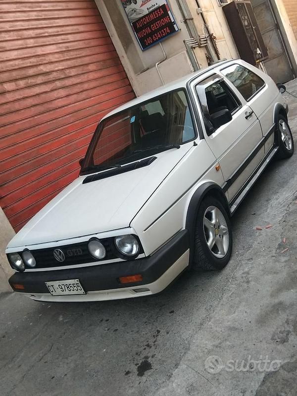 Usata VW Golf II 1988 Bianco Utilitaria