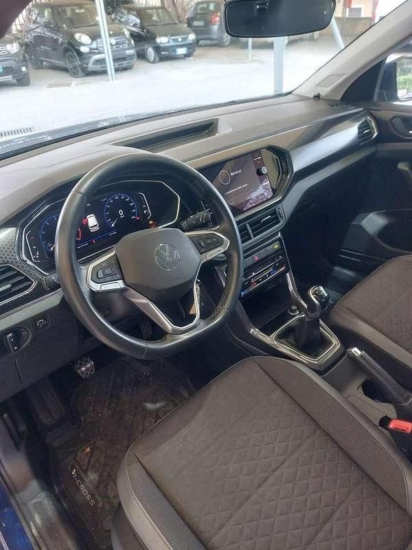 Usata VW T-Cross Life 110 CV (80 kW) 2023 Blu/azzurro SUV