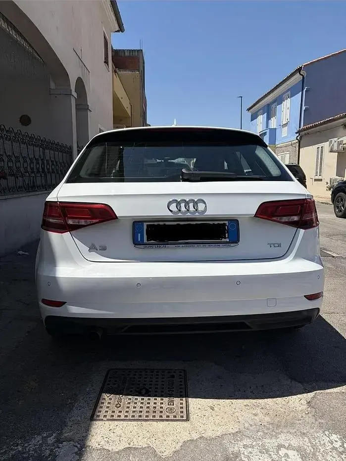 Usata Audi A3 116 CV (85 kW) 2018 Bianco Berlina