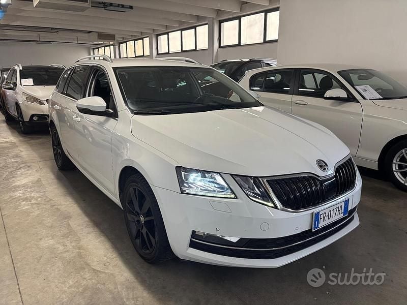 Begagnad Skoda Octavia 110 HK (80 kW) 2018 Vit Kombi