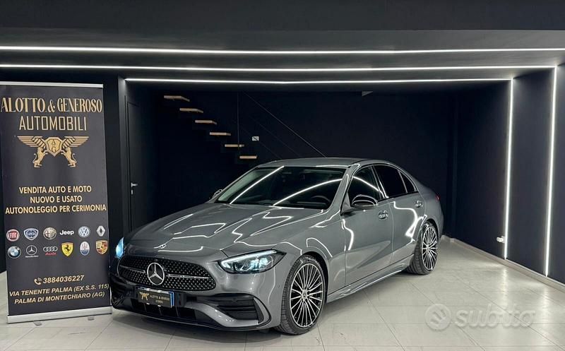 Usata Mercedes C220 Premium 199 CV (146 kW) 2022 Grigio Berlina