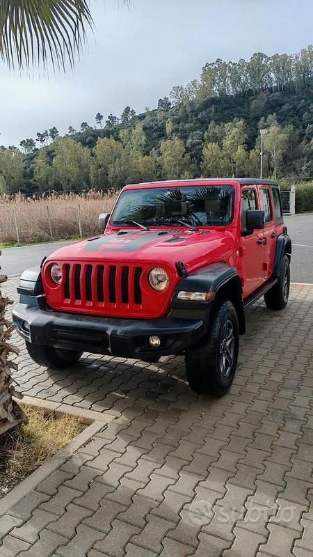 Usata Jeep Wrangler Unlimited Sport 2020 Rosso SUV