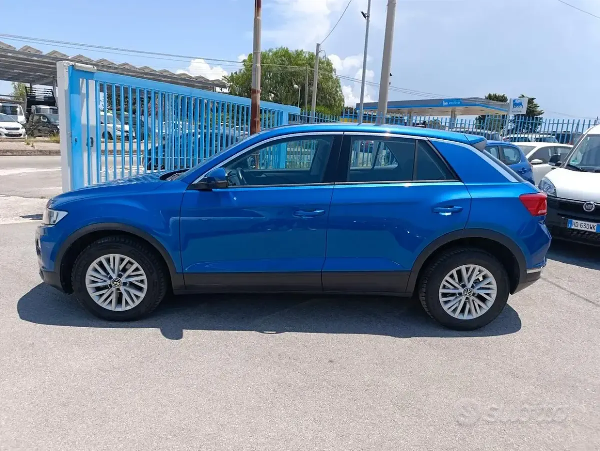 Usata VW T-Roc Advance 116 CV (85 kW) 2021 Blu SUV