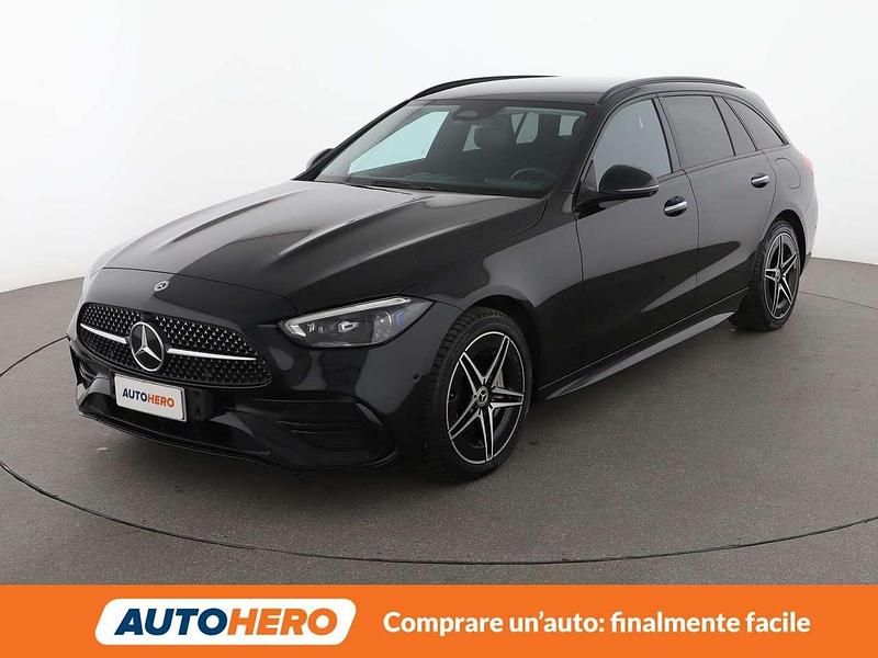 Usata Mercedes C300e Premium 204 CV (150 kW) 2022 Nero Station wagon