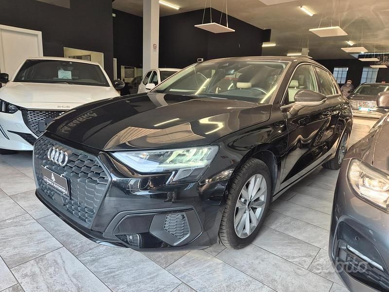 Usata Audi A3 Advanced 116 CV (85 kW) 2021 Nero Berlina