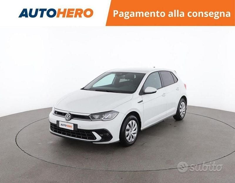 Usata VW Polo R-line 110 CV (80 kW) 2022 Bianco Berlina