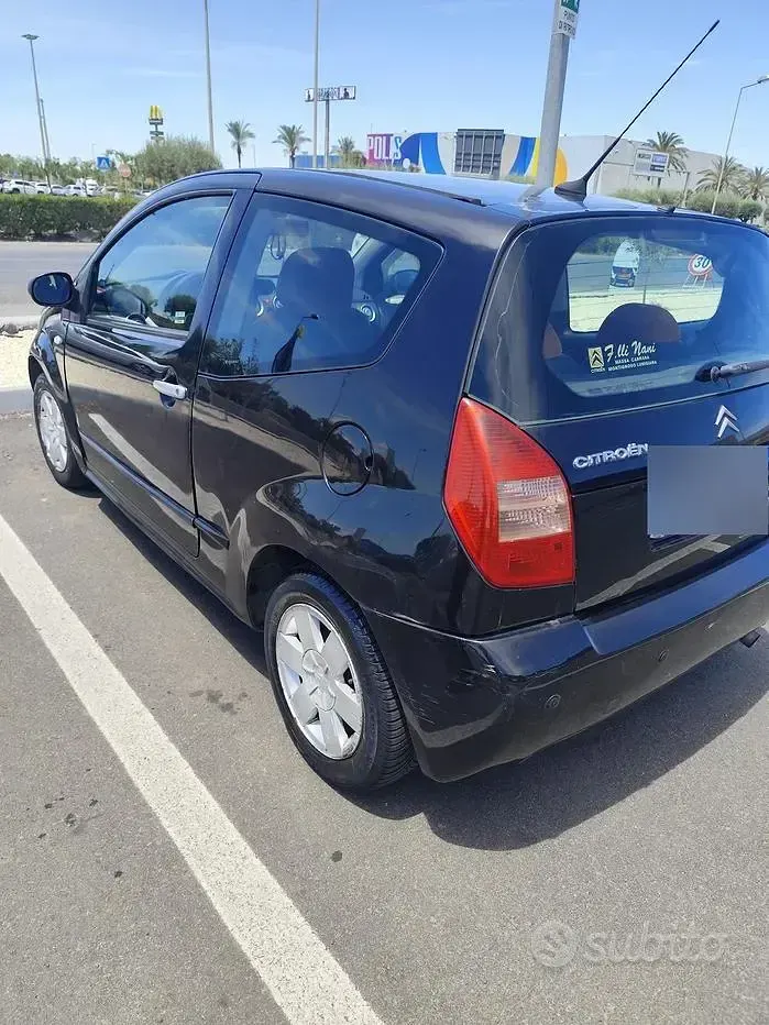 Usata Citroën C2 68 CV (50 kW) 2003 Nero Utilitaria