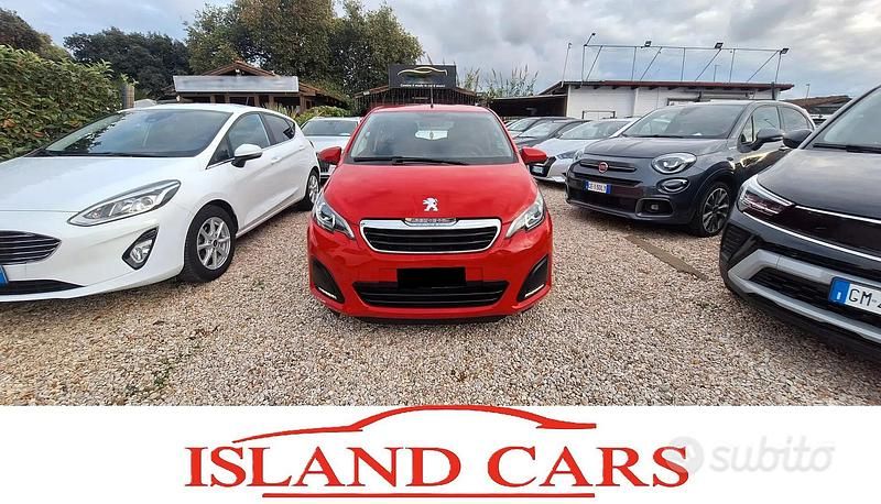 Usata Peugeot 108 Active 72 CV (52 kW) 2021 Rosso Berlina