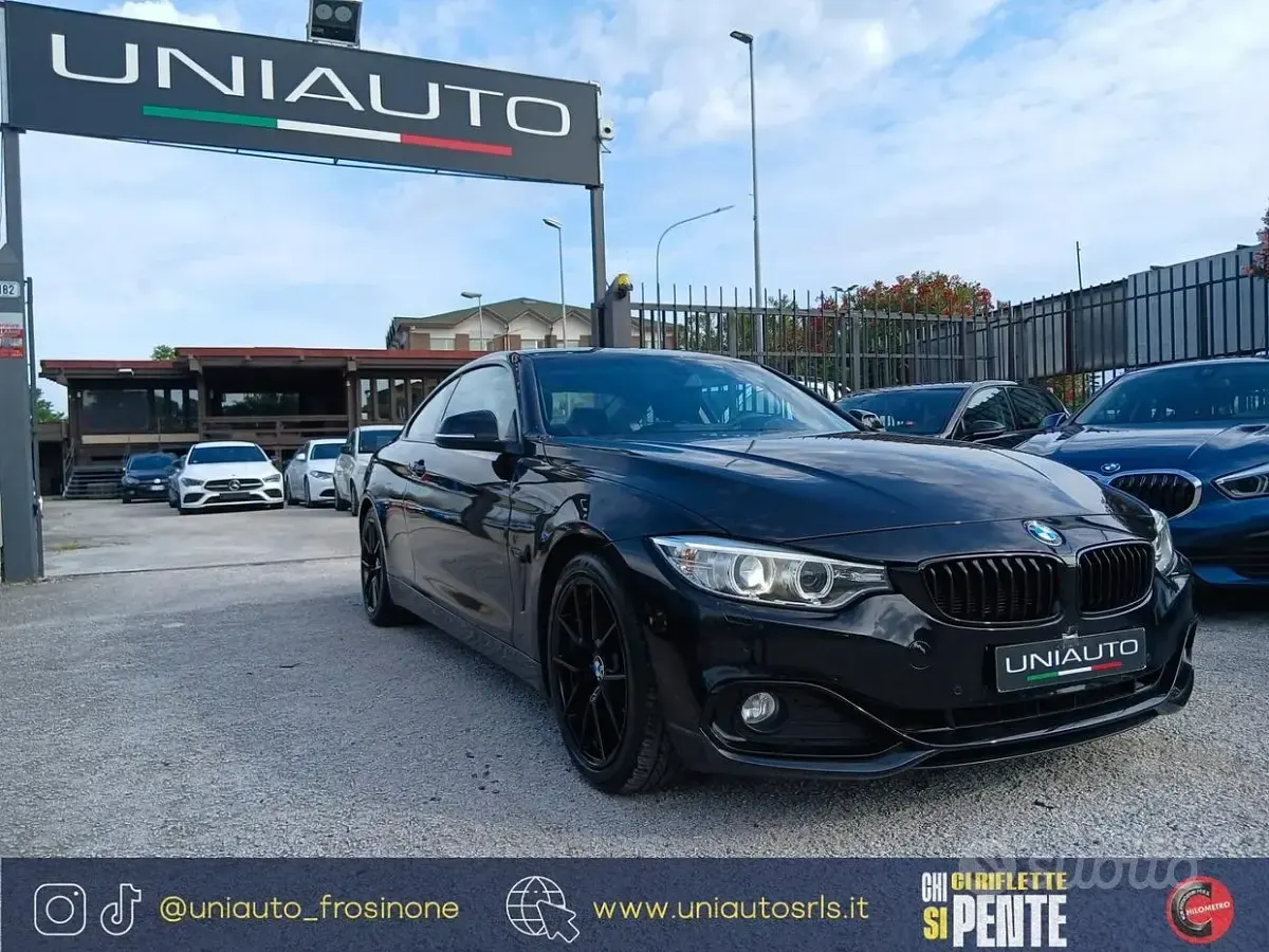 Usata BMW 418 Advantage 150 CV (110 kW) 2017 Nero Coupé
