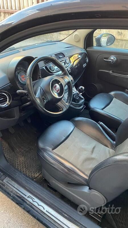 Usata Fiat 500 75 CV (55 kW) 2011 Nero Utilitaria