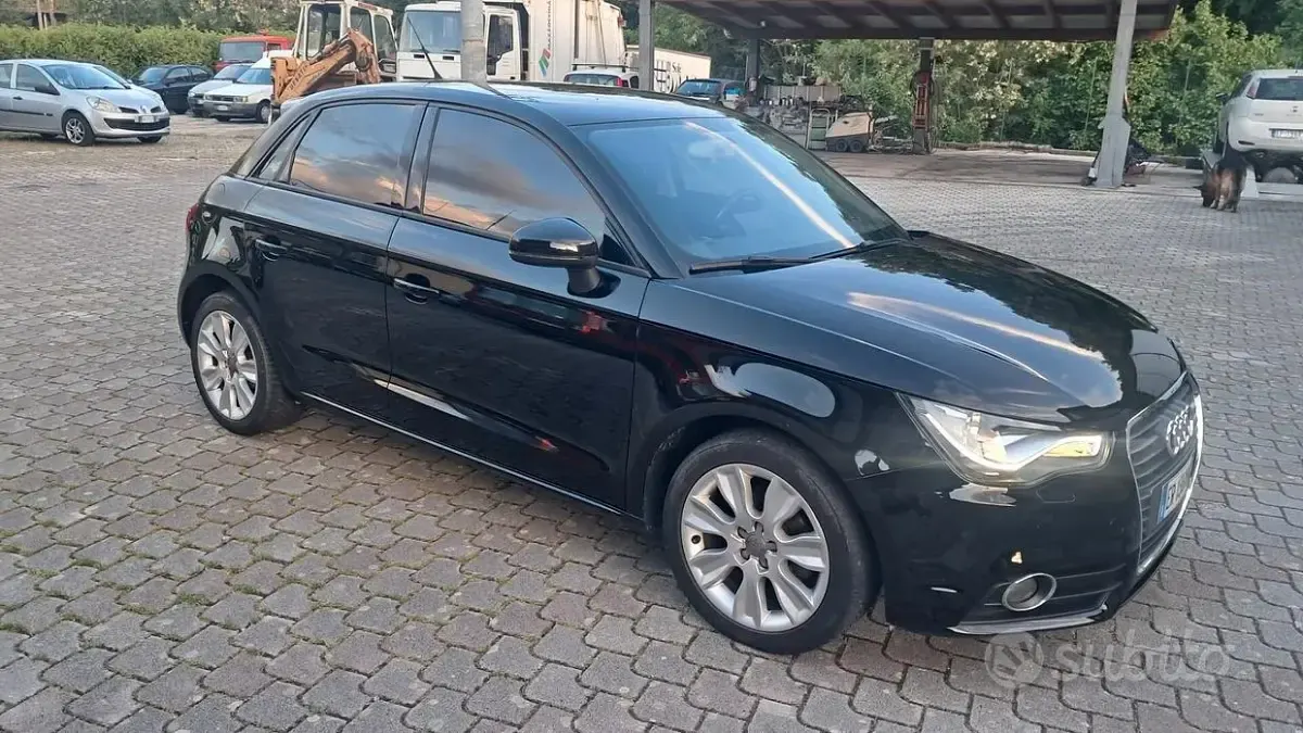Usata Audi A1 Ambition 90 CV (66 kW) 2013 Nero Utilitaria
