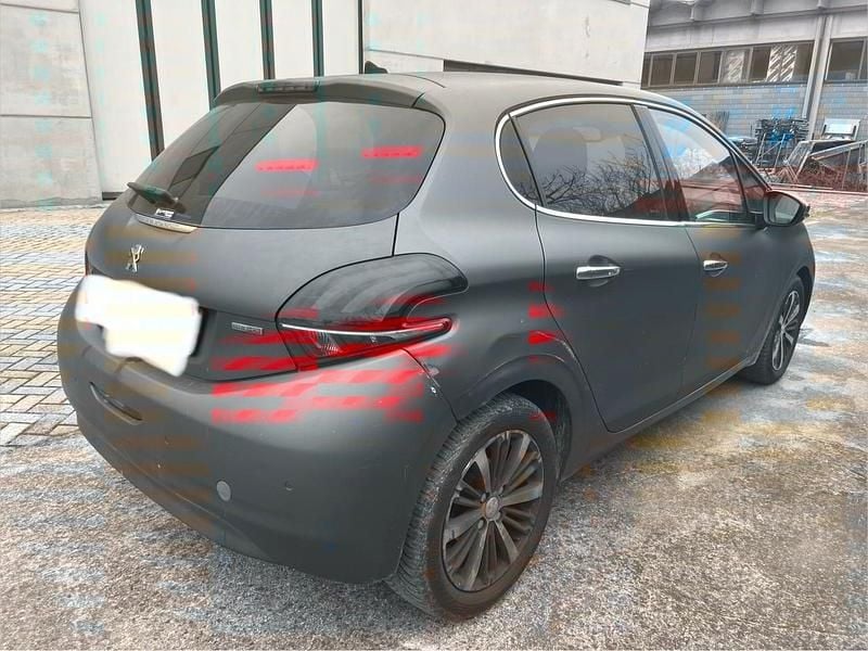 Usata Peugeot 208 Allure 99 CV (72 kW) 2018 Grigio Utilitaria