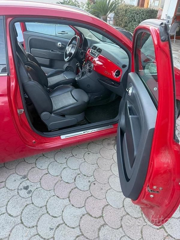 Usata Fiat 500 95 CV (69 kW) 2010 Rosso Berlina