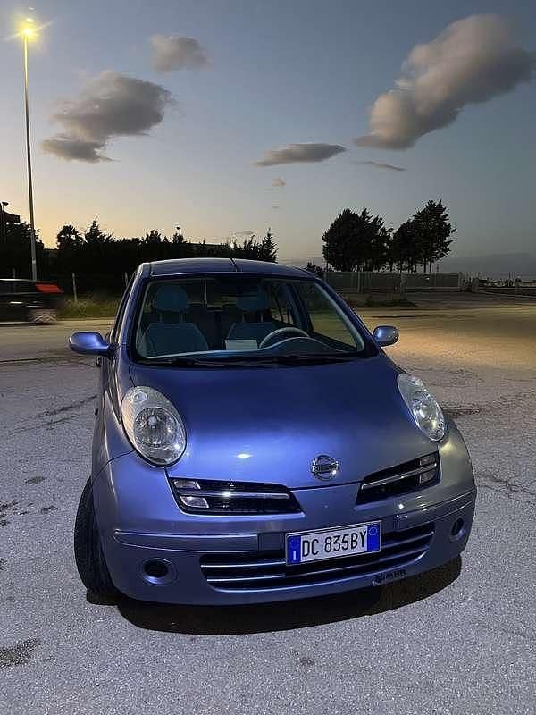 Usata Nissan Micra Acenta 80 CV (58 kW) 2006 Blu/azzurro Berlina