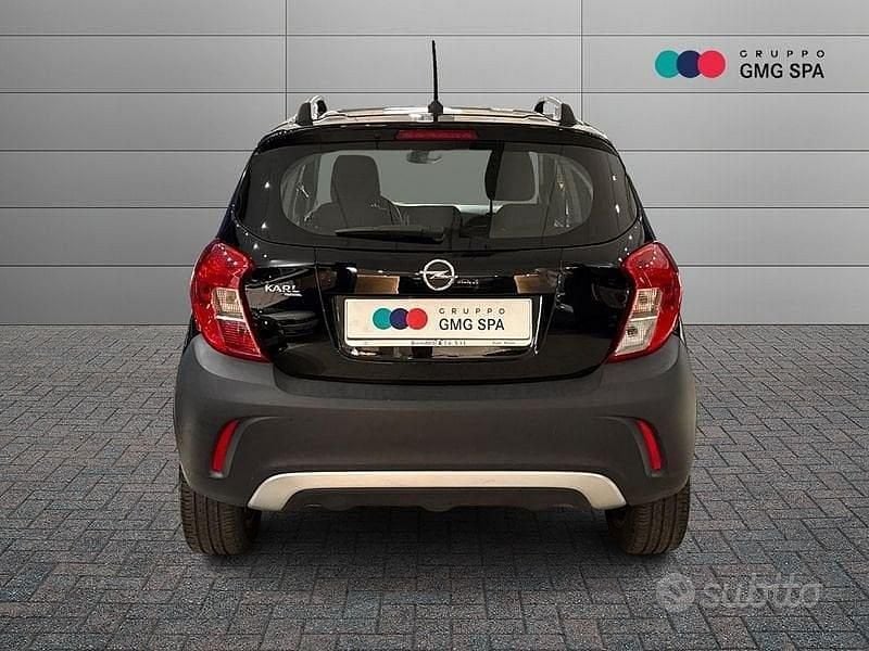 Usata Opel Karl Rocks 73 CV (53 kW) 2019 Nero Utilitaria